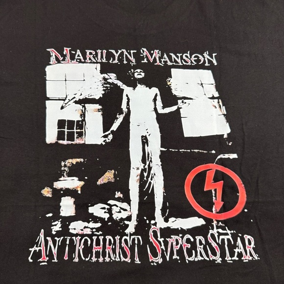 ⚡️ Marilyn Manson Antichrist Superstar Tee ⚡️ - Picture 4 of 5